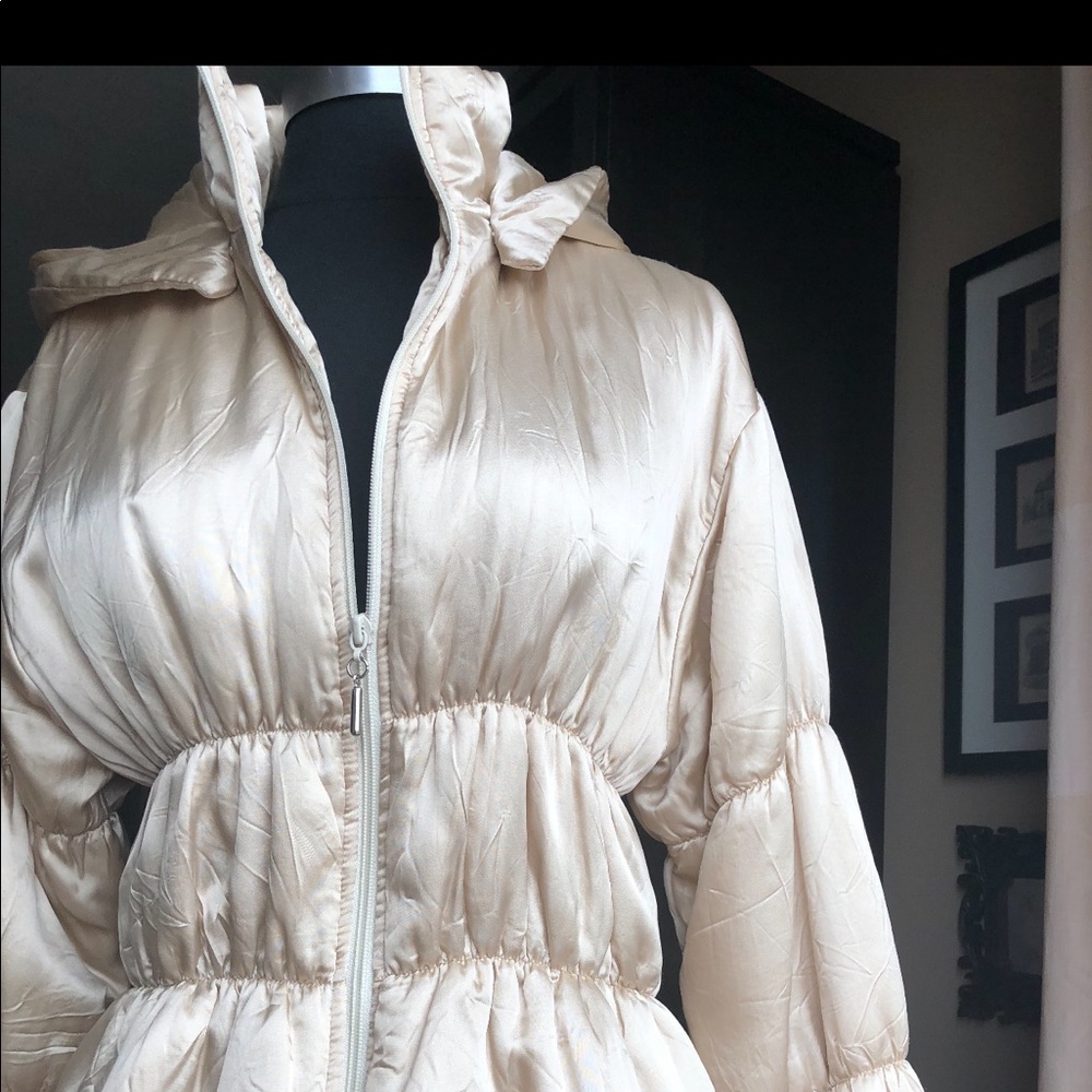 Red Line Womens Size S Shiny Gold Puffer Jacket - Picture 10 of 11